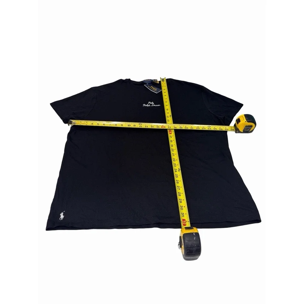 Polo Ralph Lauren Classic Fit Signature Logo T-Shirt Black Men's XXL NWT
